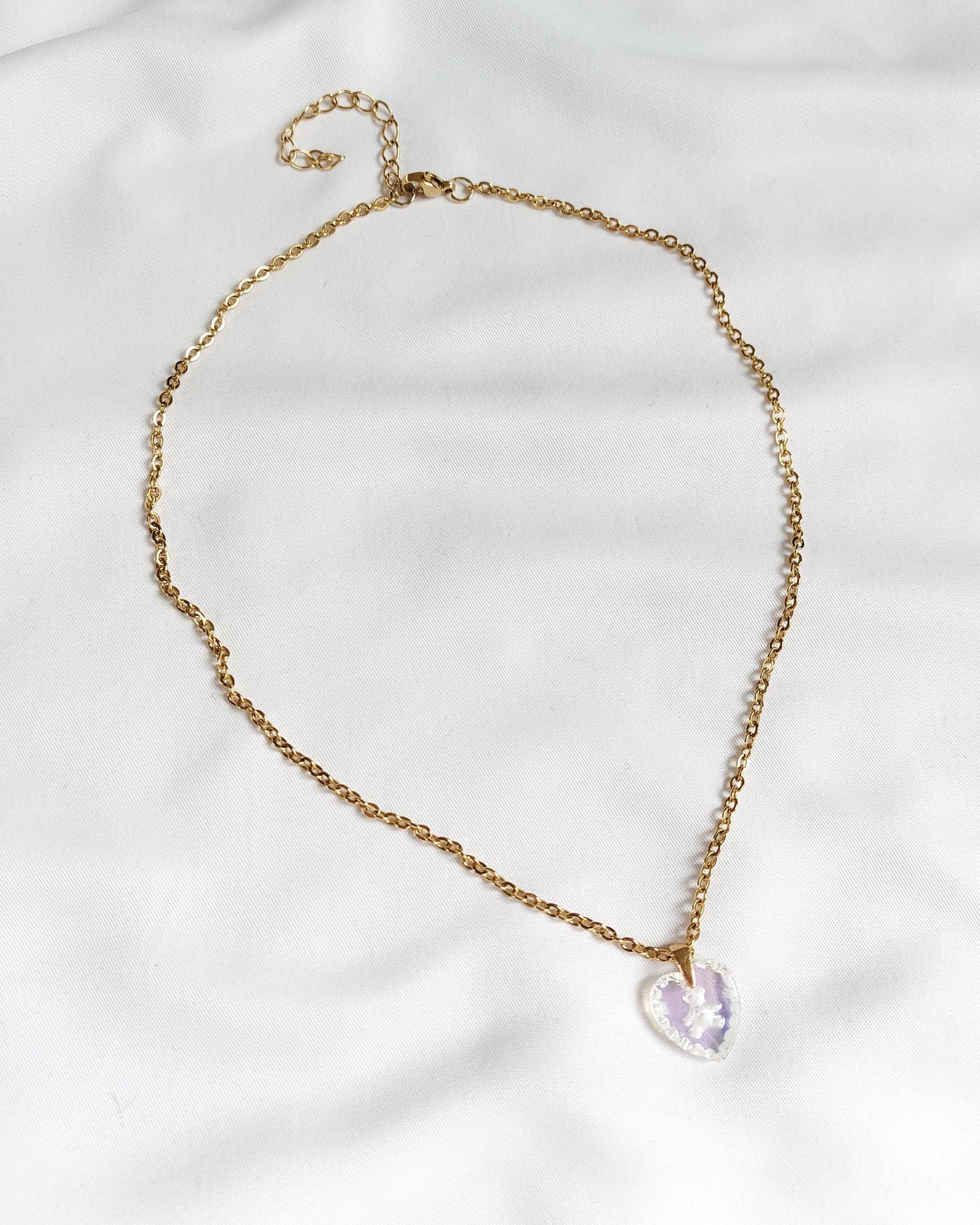 TEDDY BEAR collier aurora cœur