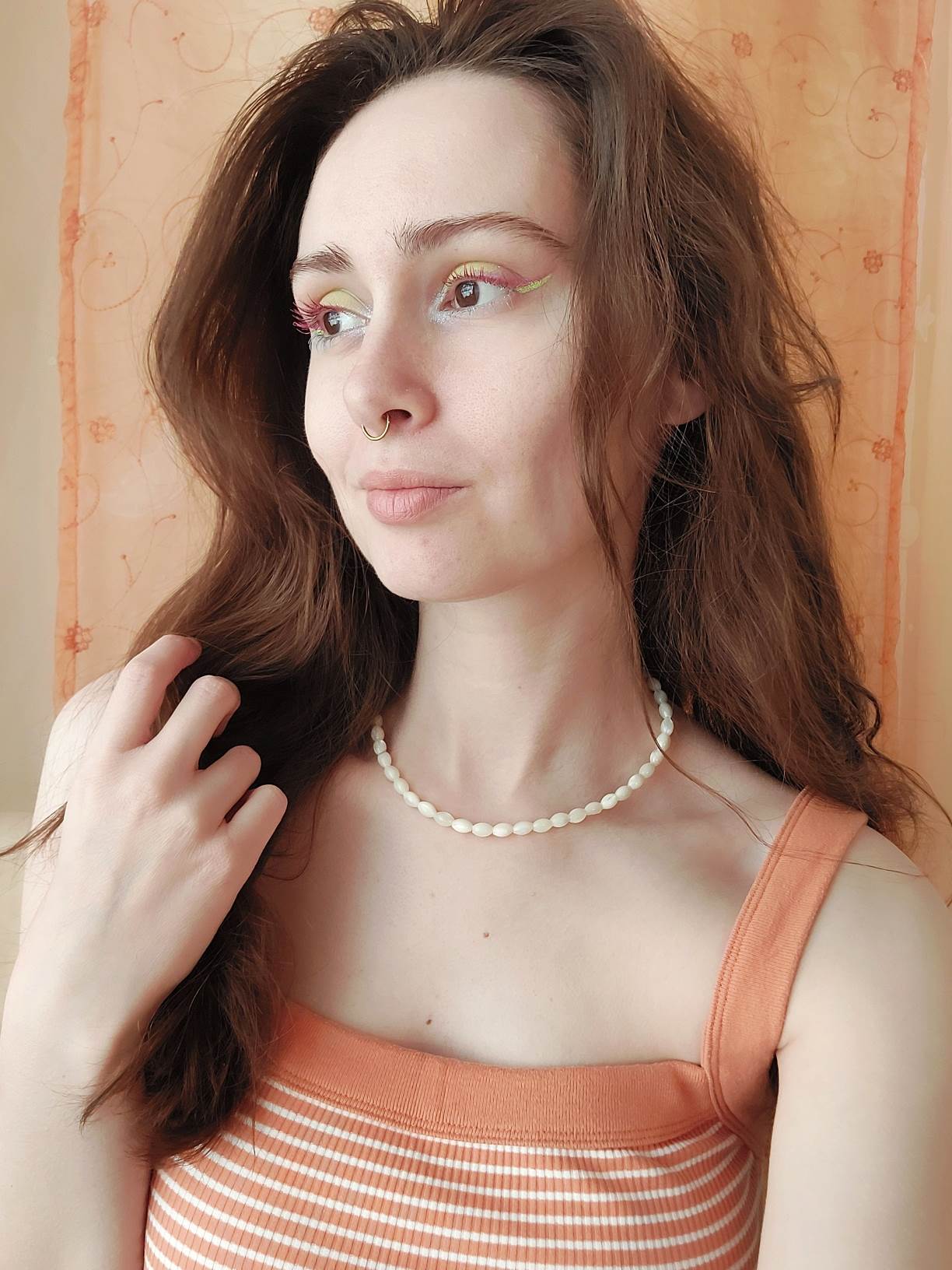UNION mother-of-pearl bead necklace