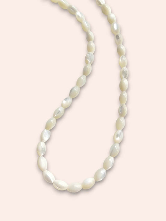 UNION mother-of-pearl bead necklace