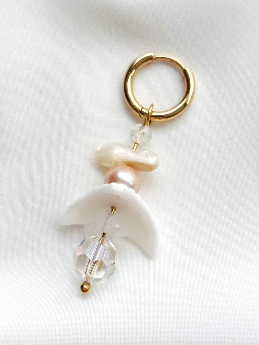 VANILLE single pearl loop
