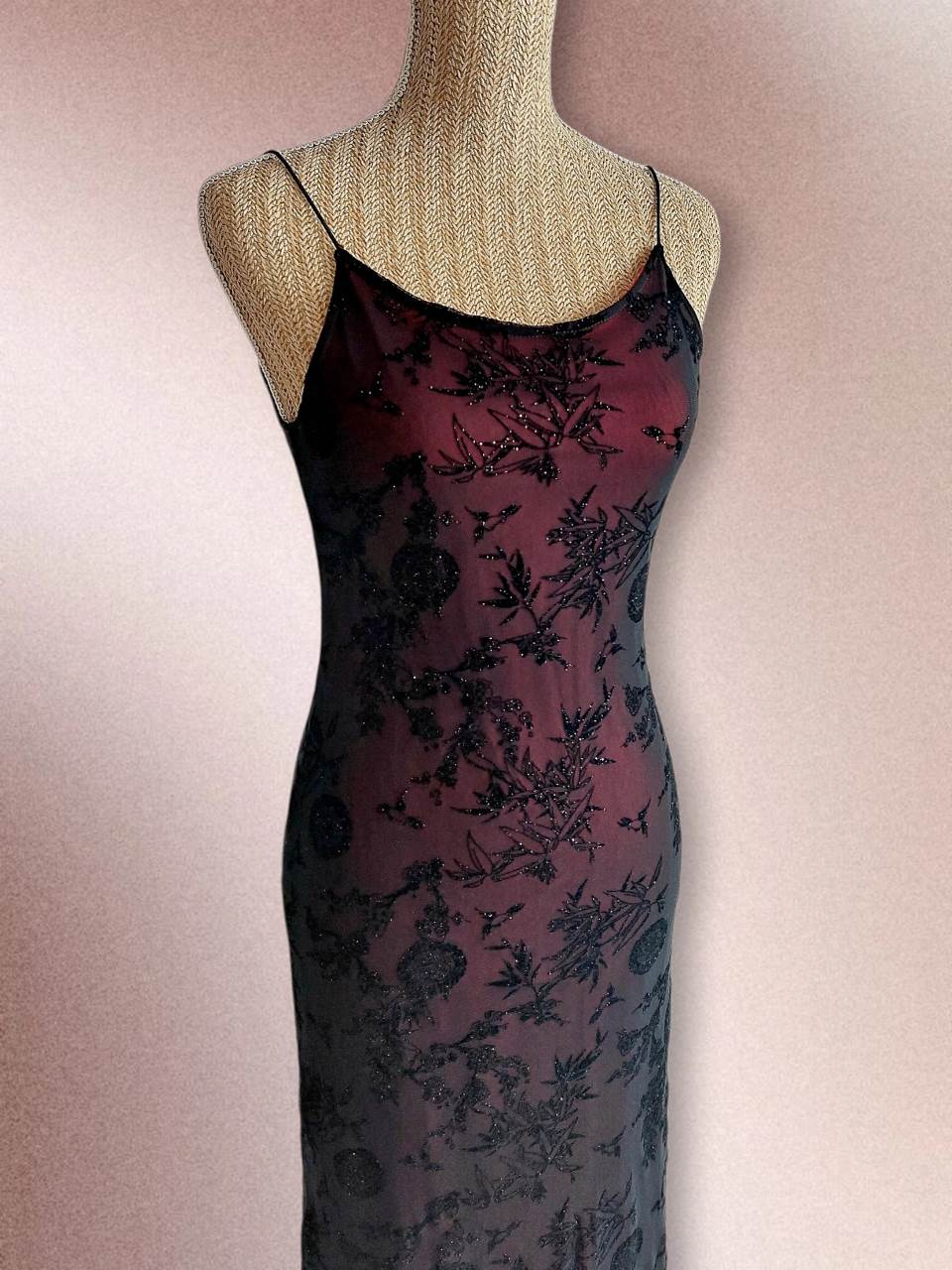 VIPERINE robe longue à motifs palettés T.36/38