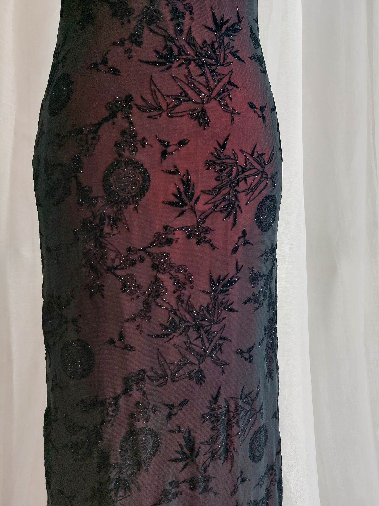 VIPERINE robe longue à motifs palettés T.36/38