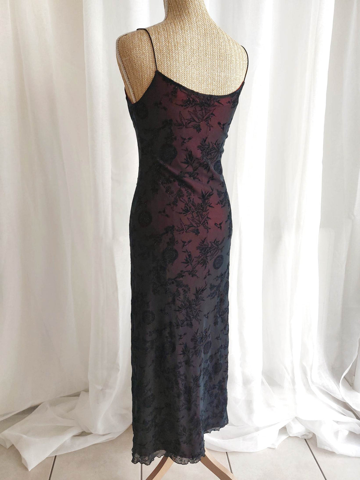 VIPERINE robe longue à motifs palettés T.36/38