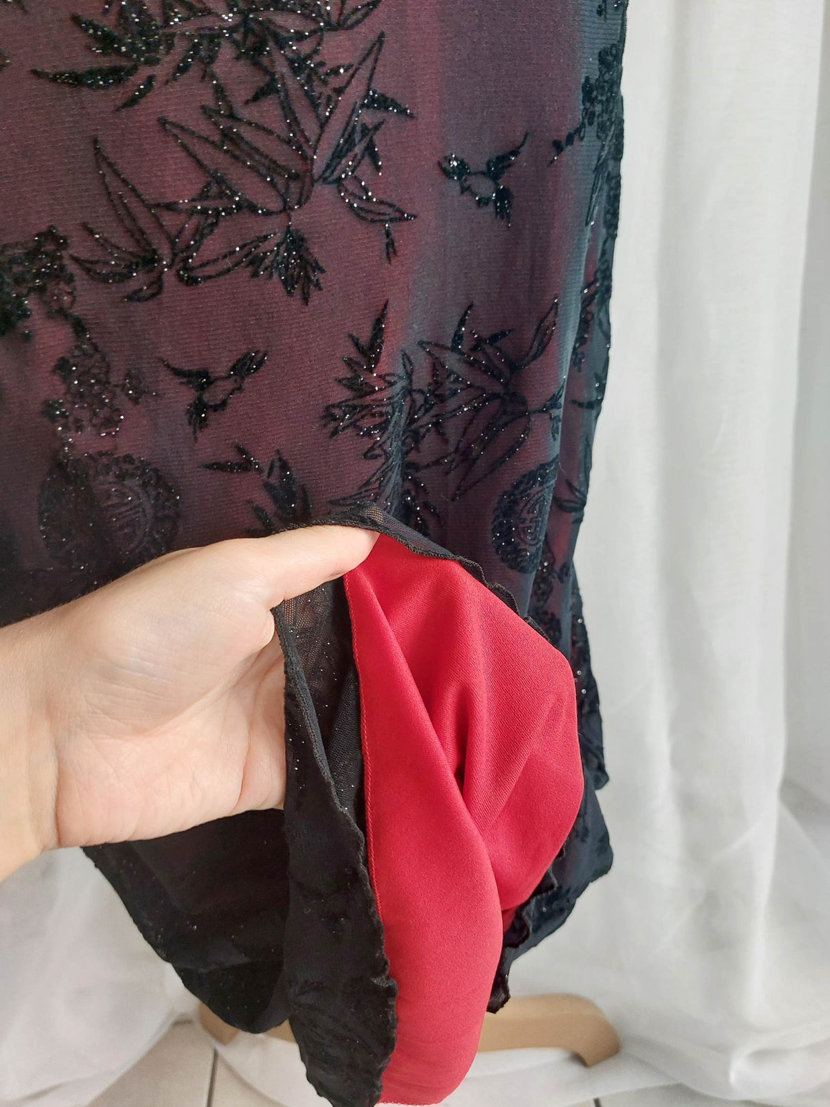 VIPERINE robe longue à motifs palettés T.36/38