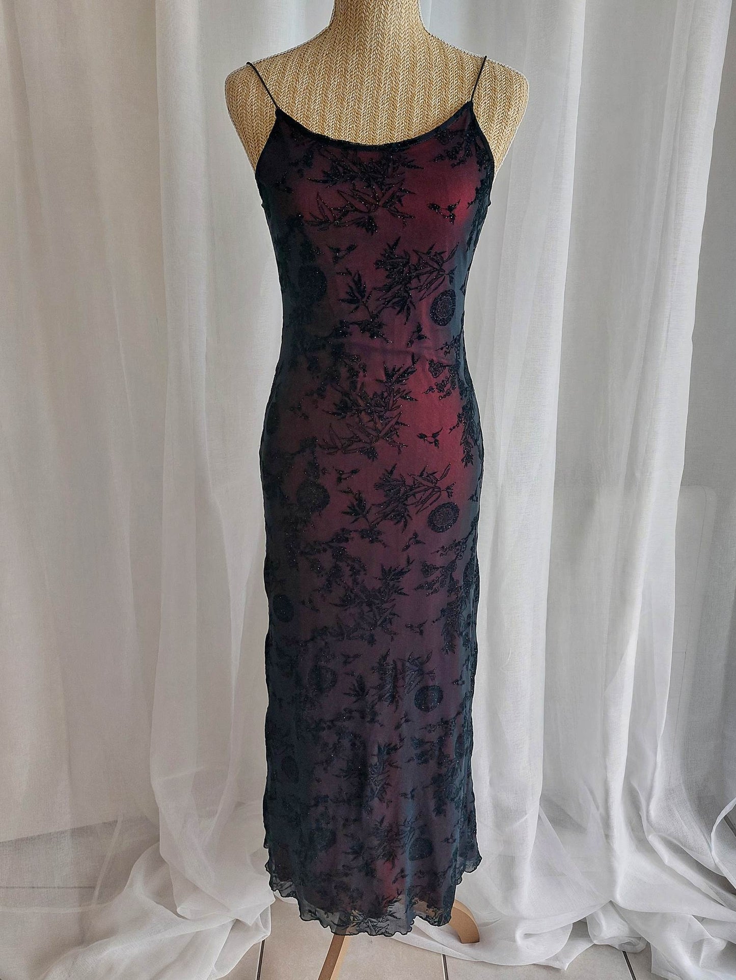 VIPERINE robe longue à motifs palettés T.36/38