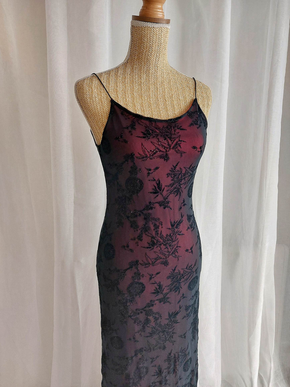 VIPERINE robe longue à motifs palettés T.36/38