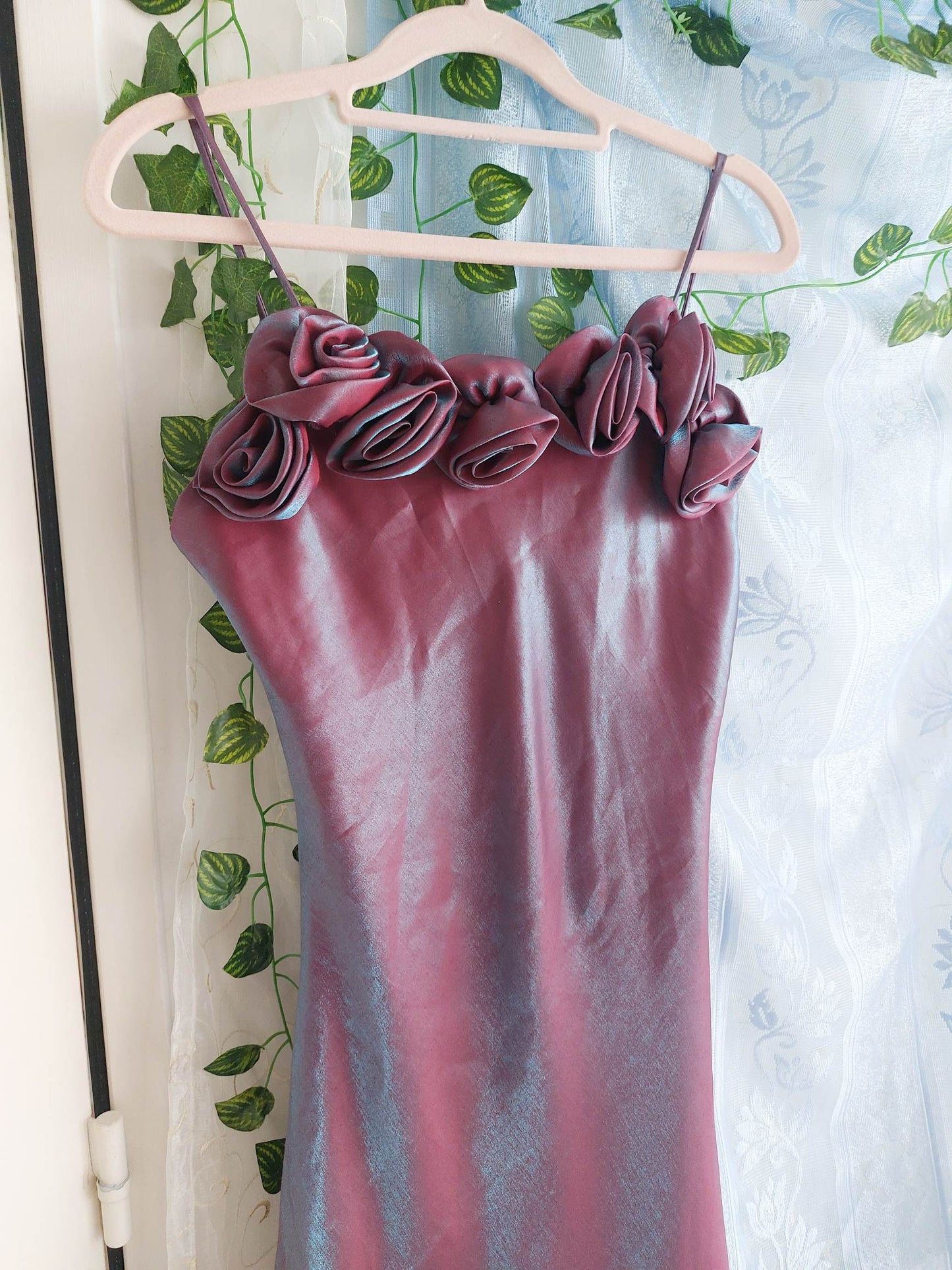 VESPERA red long ball gown with flowers size 34