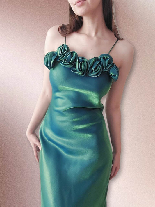MORPHO Long reflective ball gown Size 36/38
