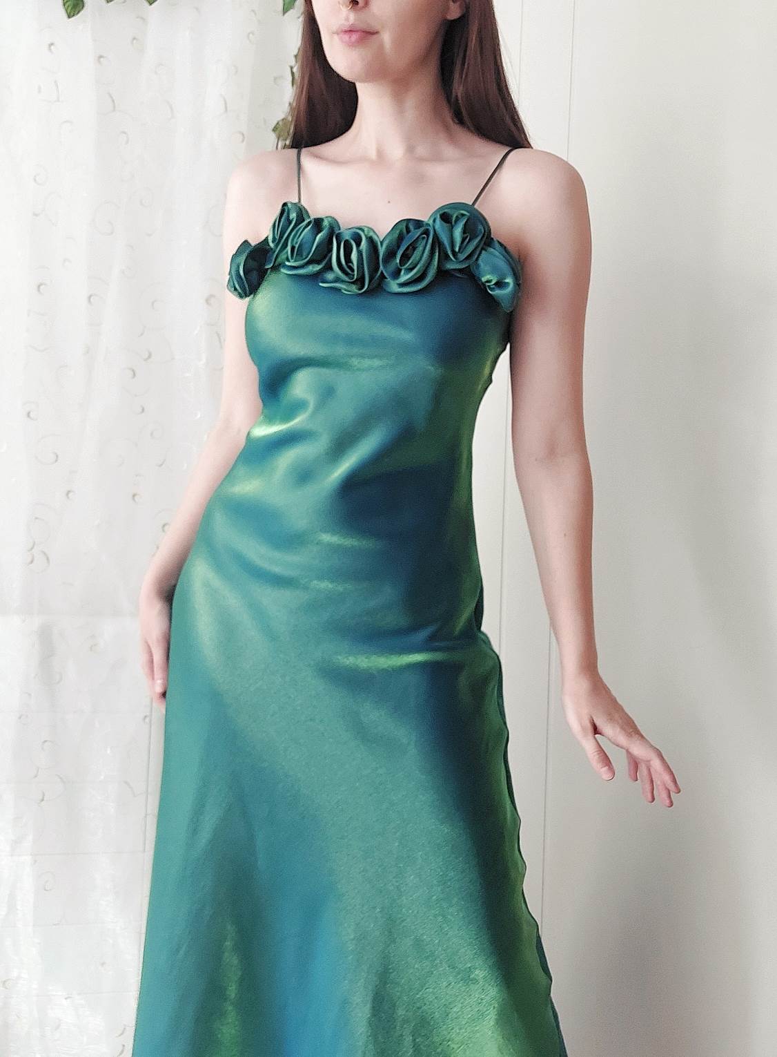 MORPHO Long reflective ball gown Size 36/38