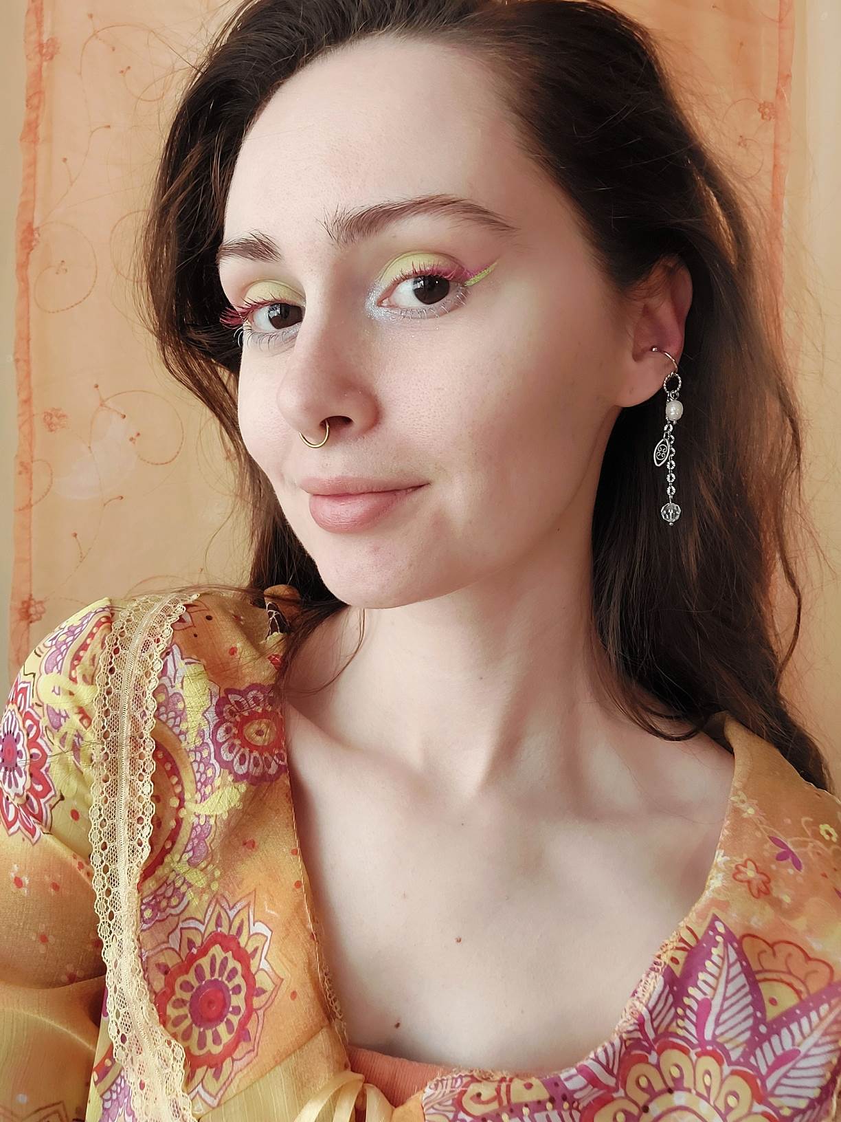 XIMA silver earcuff with pearls