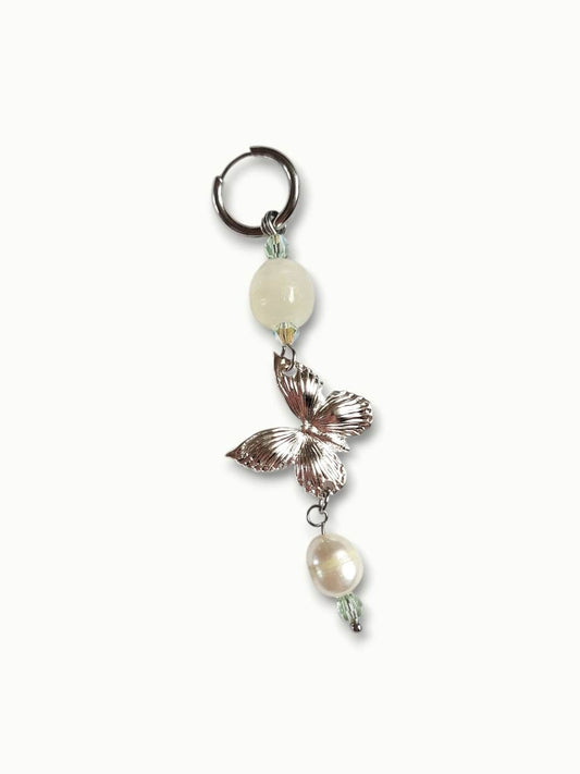 CHARM single loop butterfly pastel