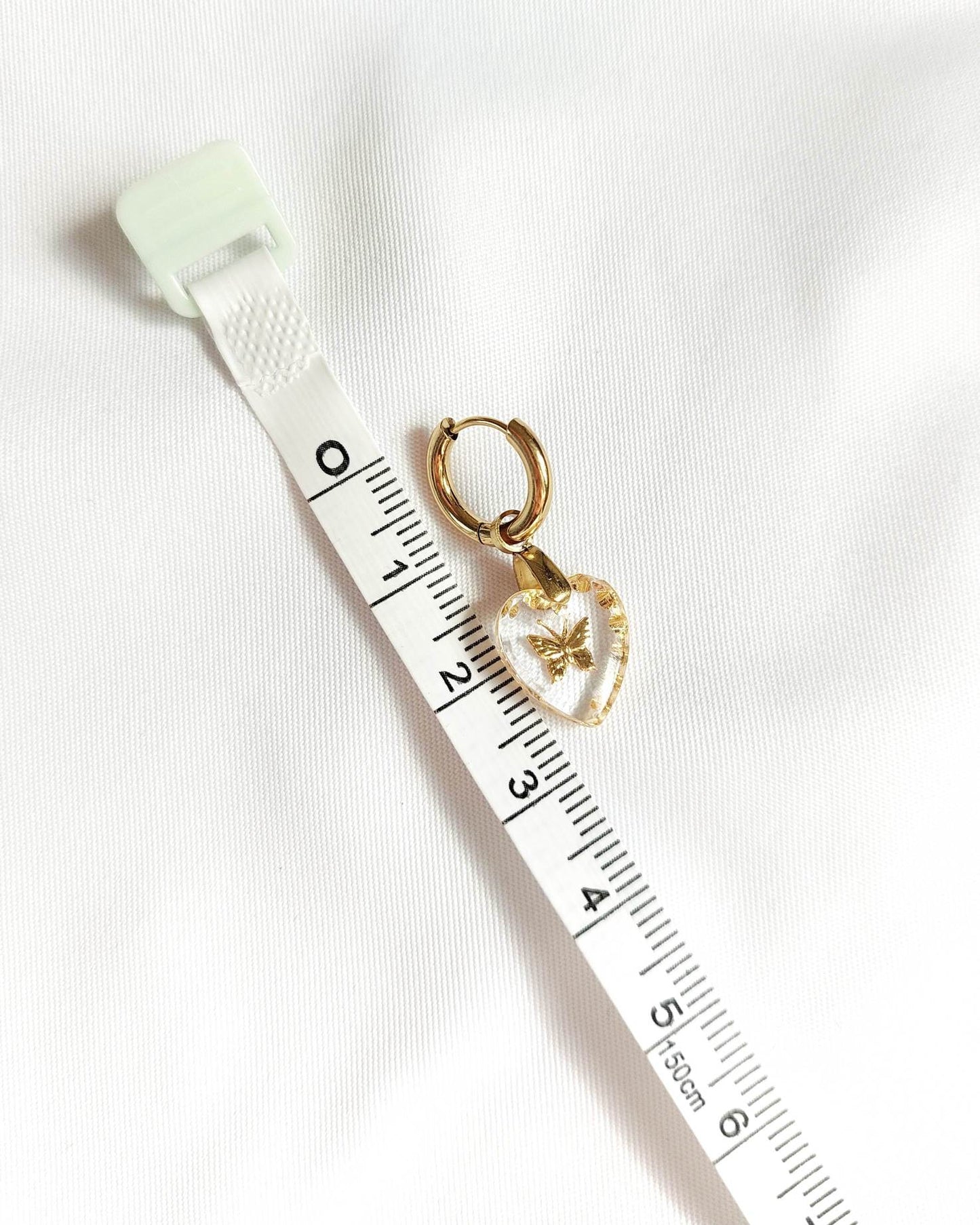 Aurora classic butterfly single loop earring