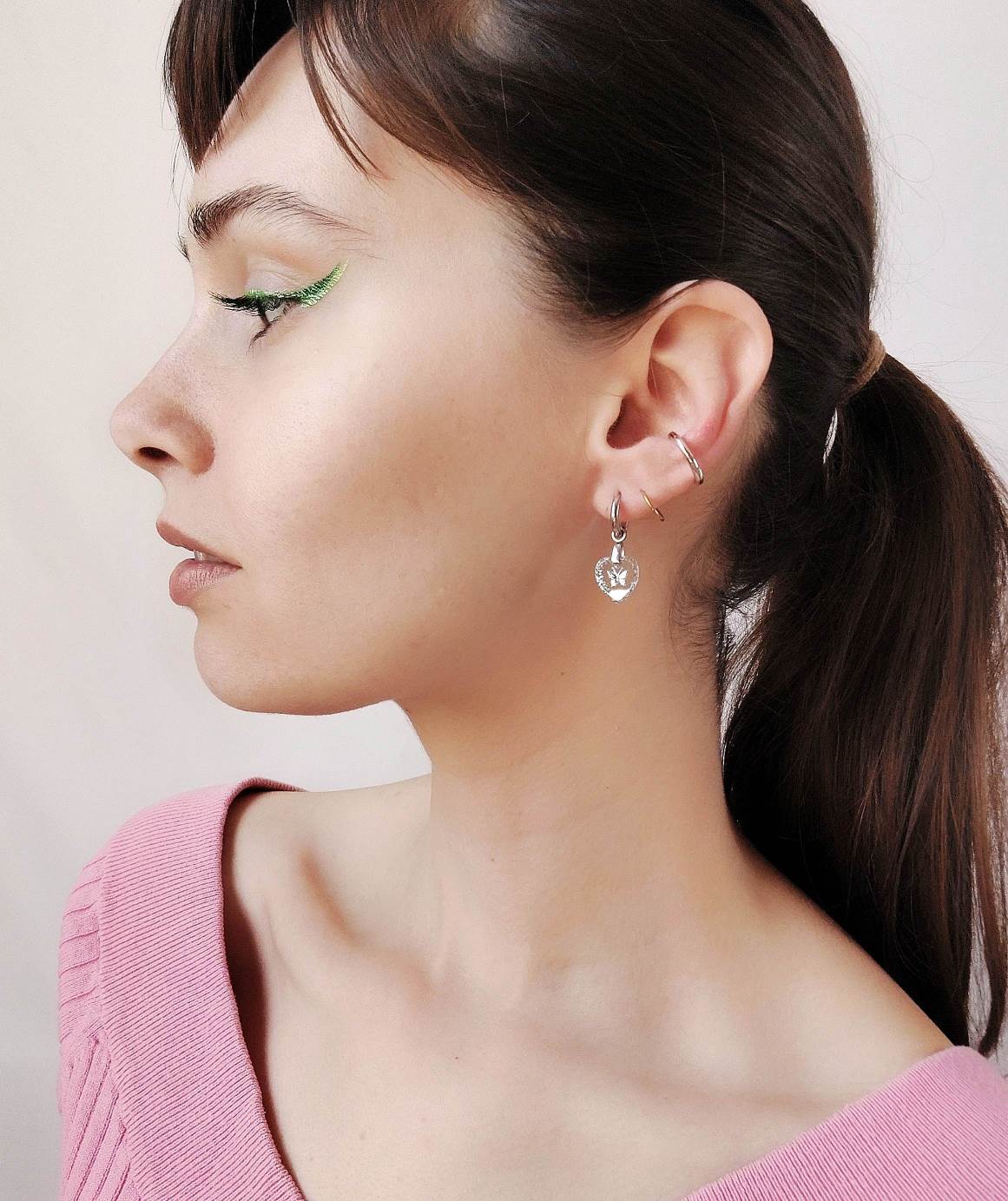 Classic Aurora butterfly stud earring
